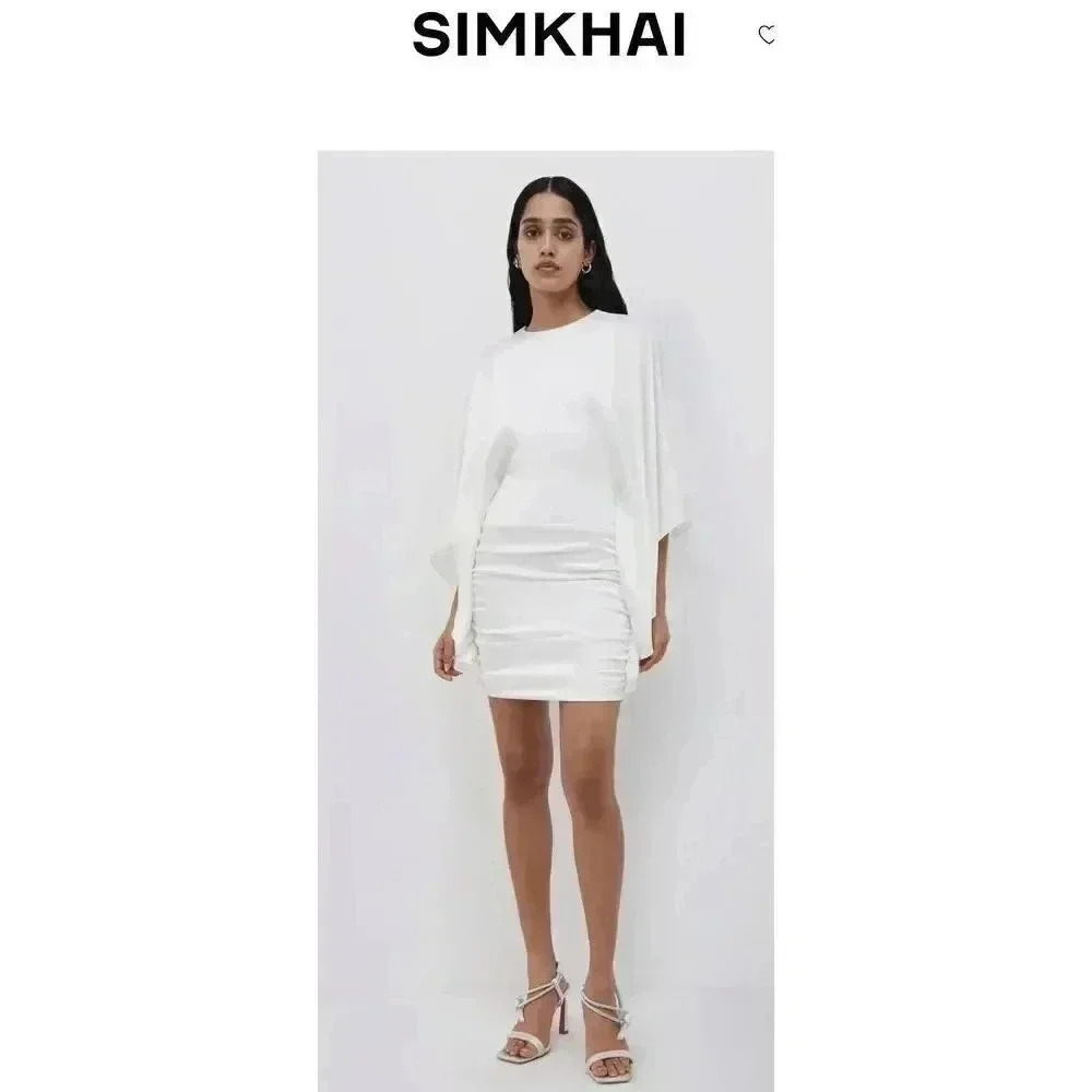 New NWT Jonathan Simkhai Kadence Dress for Women - White Size 2 - Picture 5 of 7